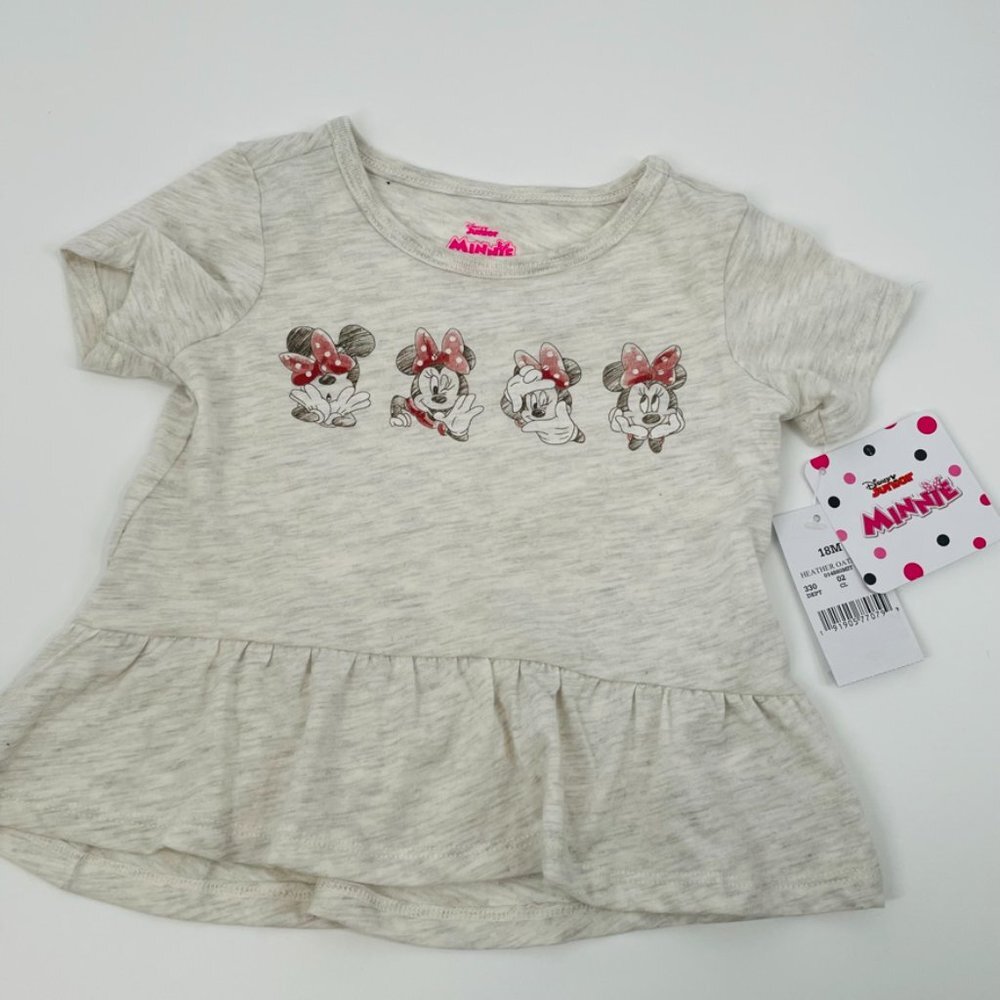 NWT Minnie Mouse Peplum Top Size 18M
